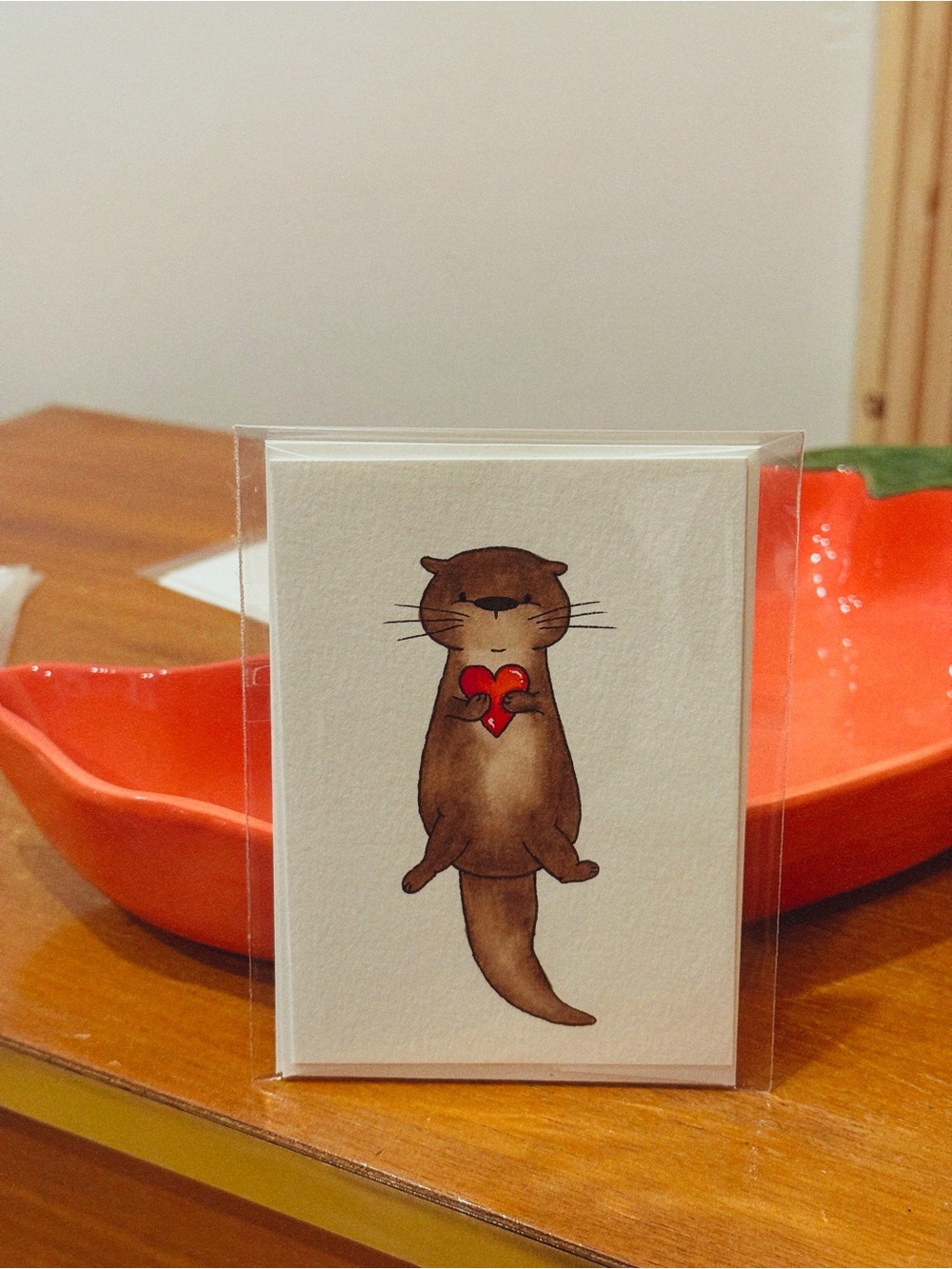 Otter Watercolor - Greeting Card